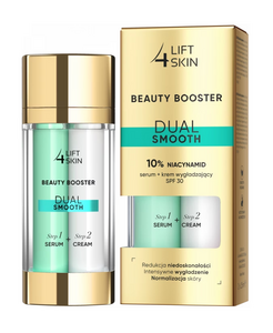 AA LIFT4SKIN BEAUTY BOOSTER DUAL SMOOTH CREAM + SERUM 10% NIACINAMIDE SPF30