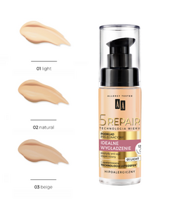 AA OCEANIC 5REPAIR CARE FOUNDATION PERFECT SMOOTHING FOR 12h