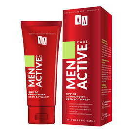 AA OCEANIC MEN ACTIVE CARE PROTECTIVE FACE CREAM SOOTHES IRRITATION