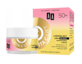 AA OCEANIC VITA C LIFT NIGHT CREAM FIRMING AND LIGHTENING SKIN DISCOLOURATIONS 50+