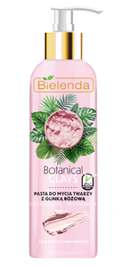 BIELENDA BOTANICAL CLAYS FACE WASHING PASTE WITH PINK CLAY CLEANING & REGENERATION