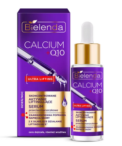 BIELENDA CALCIUM Q10 ULTRA LIFTING CONCENTRATED ACTIVELY REGENERATING ANTI-WRINKLE SERUM FOR DAY AND NIGHT