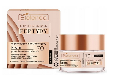 BIELENDA FIRMING PEPTIDES ANTI-WRINKLE FIRMING AND REBUILDING CREAM 70+ FOR DAY AND NIGHT