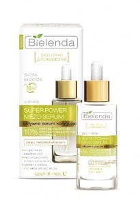 BIELENDA SUPER POWER MEZO SERUM ACTIVE CORRECTIVE FACE SERUM DAY NIGHT 10% AHA MANDELIC ACID