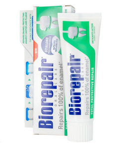 BIOREPAIR TOTAL PROTECTIVE REPAIR TOOTHPASTE 75ml REPAIR ENAMEL WITHOUT FLUORIDE