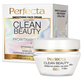 DAX COSMETICS PERFECTA CLEAN BEAUTY SMOOTHING DAY NIGHT FACE CREAM 40+