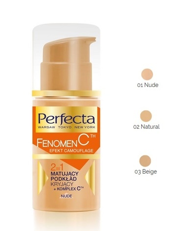Dax Perfecta Fenomen C 2w1 Foundation Make Up Mattifying Cover
