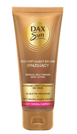 DAX SUN GRADUAL SELF TANNING BODY BRONZING LOTION WITH GOLDEN PARTICLES