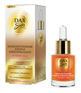 DAX SUN SELF-TANNING CONCENTRATED DROPS FACE & BODY NATURAL TAN