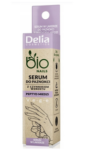 DELIA BIO NAILS NAIL SERUM GROWTH FACTOR COPPER PEPTIDE LONG AND STRONG NAILS