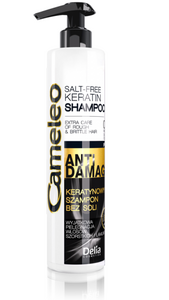 DELIA CAMELEO ANTI DEMAGE KERATIN SHAMPOO RECONSTRUCTION OF EXTREMALY DAMAGED HAIR SALT FREE