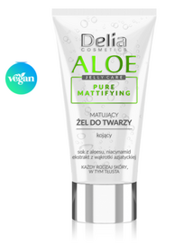 DELIA COMSETICS JELLY CARE ALOE MATTIFYING FACE GEL CREAM