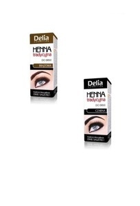 DELIA COSMETICS COLOUR CREAM FOR EYEBROWS HENNA