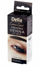 DELIA COSMETICS HENNA CREAM COLOUR FOR EYEBROWS 15 applications