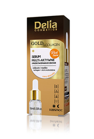 DELIA GOLD & COLLAGEN MULTI-ACTIVE AND ANTI-WRINKLES FACE SERUM DAY NIGHT