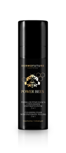 DERMOFUTURE POWER BEES 2in1 CLEANSING FOAM WITH ENZYMATIC PEELING 150ml