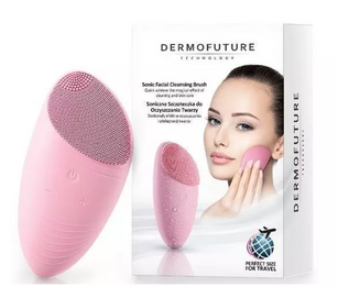 DERMOFUTURE TECHNOLOGY SONIC FACIAL CLEANSING BRUSH MAGICAL EFFECT
