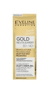 EVELINE COSMETICS GOLD REVITA EXPERT GOLD EYE AND LID CREAM GEL