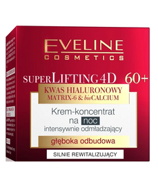 EVELINE COSMETICS SUPER LIFTING 4D 60+ NIGHT CREAM-CONCENTRATE