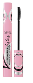 EVELINE COSMETICS VIVA FULL LASHES MASCARA EXTRA VOLUME & DEFINITION BLACK