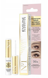 EVELINE MULTIPEPTIDE SERUM FOR EYELASH AND EYEBROW GROWTH - STIMULATES GROWTH AND THICKNESS