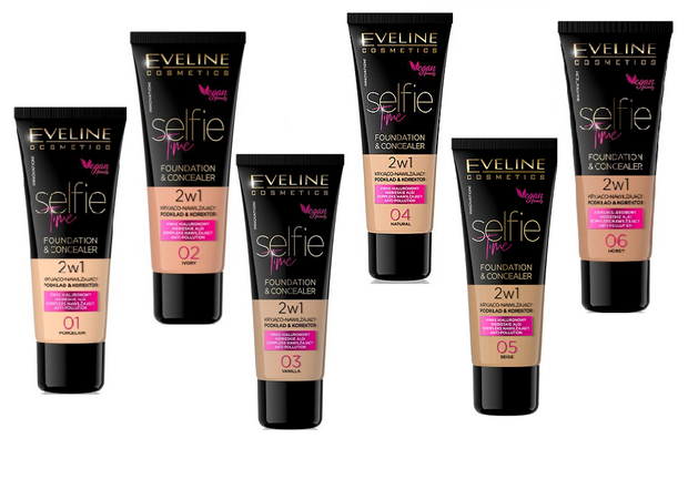 eveline cosmetics selfie time foundation & concealer