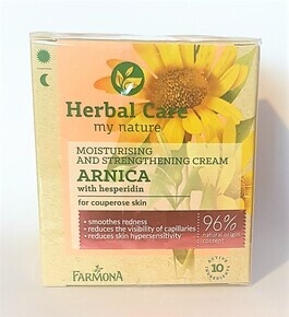 FARMONA HERBAL CARE ARNICA MOISTURIZING & STRENGTHENING FACE CREAM CAPPILARY SKIN