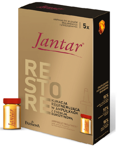 FARMONA JANTAR RESTORE REGENERATING TREATMENT IN AMPOULES FOR WEAK AND DAMAGED HAIR
