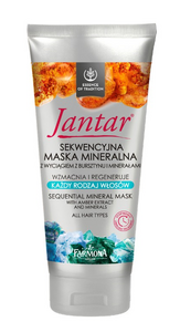 FARMONA JANTAR SEQUENTAL MINERAL HAIR MASK AMBER & MINERAL EXTRACT 