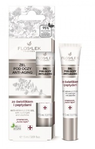 FLOSLEK PHARMA ANTI-WRINKLE ANTI-AGING EYE GEL WITH EYEBRIGHT & PEPTIDES