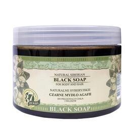 GRANDMA AGAFIA NATURAL SIBERIAN BLACK SOAP FOR BODY AND HAIR 500ml