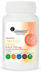 MEDICALINE ALINESS Alpha Lipoic Acid R-ALA 200 mg 60 TABLETS