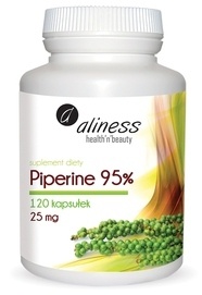 MEDICALINE ALINESS DIET SUPPLEMENT PIPERINE BLACK PEPPER 120 TABLETS