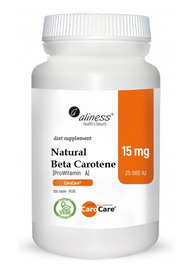 MEDICALINE ALINESS NATURAL BETACAROTEN PROVITAMIN A 100 CAPSULES VEGE 