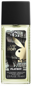 PLAYBOY VIP STORY GOLD BODY FRAGRANCE FOR MEN ORIGINAL 75ml EDT gift for him