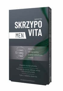 SKRZYPOVITA MEN DIET SUPPLEMENT STRONG HAIR FORMULA FOR MEN 30 TABLETS
