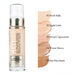 VERONA VOLLARE MATT & COVER MAKE-UP FOUNDATION LONG LASTING MATTIFYING