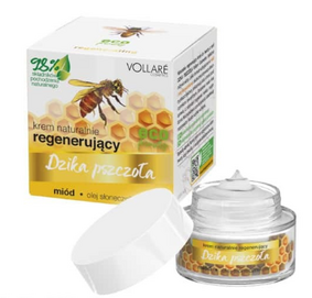 VERONA VOLLARE WILD BEE FACE CREAM NATURAL REGENERATION HONEY & SUNFLOWER OIL ECO