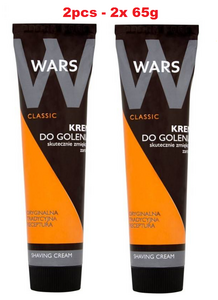 WARS CLASSIC SHAVING CREAM ORIGINAL TRADITIONAL SOAP-BASED RECIPE 2x65g