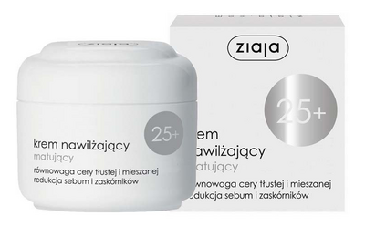 ZIAJA FACE CREAM MOISTURIZING MATTIFYING OIL & MIXED SKIN SEBUM REDUCTION 25+