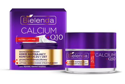 BIELENDA CALCIUM Q10 ULTRA LIFTING SKONCENTROWANY KREM NAPINAJĄCY KONTUR OCZU I UST PRZECIWZMARSZCZKOWY