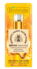 BIELENDA MANUKA HONEY NUTRI ELIXIR SERUM ODŻYWCZO NAWILŻAJĄCE DZIEŃ NOC