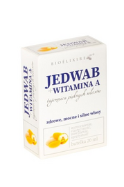 BIOELIXIRE JEDWAB + WITAMINA DO WŁOSÓW FILTR UV Q10 ZDROWE SILNE I MOCNE WŁOSY 20ml