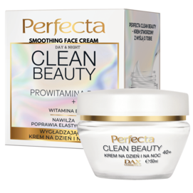 DAX COSMETICS PERFECTA CLEAN BEAUTY WYGŁADZAJĄCY KREM DZIEŃ NOC 40+