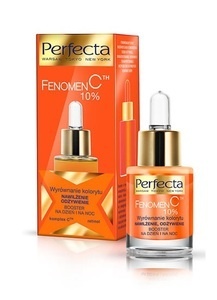 DAX COSMETICS PERFECTA FENOMEN C 10% BOOSTER SERUM NA DZIEŃ NOC WYRÓWNANIE KOLORYTU 