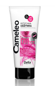 DELIA CAMELEO PINK EFFECT ODŻYWKA DO WŁOSÓW BLOND SIWYCH W ODCIENIU RÓŻU I CZERWIENI