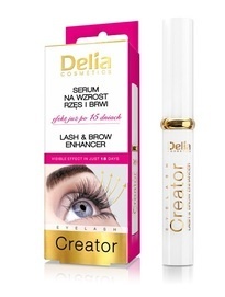 DELIA COSMETICS ENHANCER CREATOR SERUM NA WZROST RZĘS I BRWI