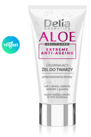 DELIA COSMETICS JELLY CARE ALOE ANTI-AGEING ŻEL  DO TWARZY