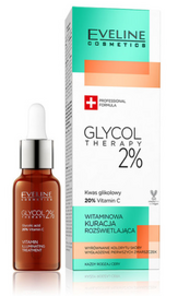 EVELINE COSMETICS GLYCOL THERAPY 2% WITAMINOWA KURACJA / SERUM ROZŚWIETLAJĄCA na noc