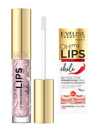 EVELINE COSMETICS OH! MY LIPS MAXIMIZER BŁYSZCZYK POWIĘKSZAJĄCY USTA HIALURON CHILI